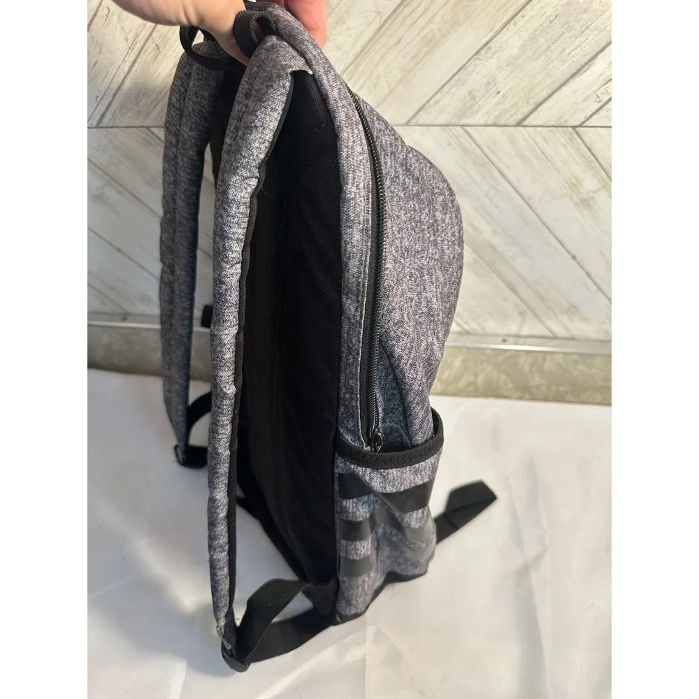Adidas Gray And Black Student School Backpack Travel Laptop Tablet Device Bag